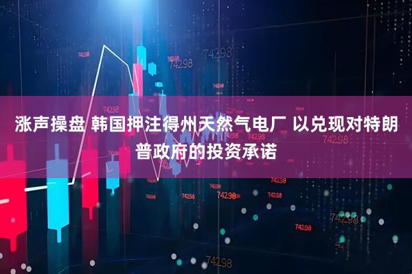 涨声操盘 韩国押注得州天然气电厂 以兑现对特朗普政府的投资承诺